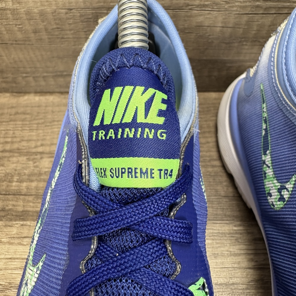 Nike Flex Supreme TR4 Blue Womens US Size 8.5 EUR 40 Running Shoes - Picture 3 of 9